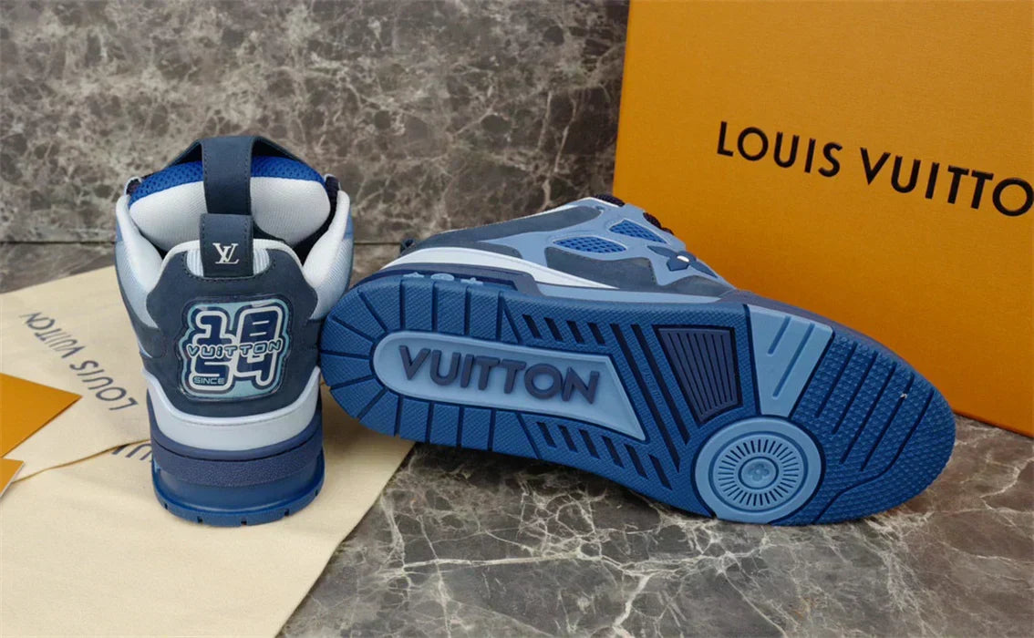 LOUIS VUITTON SKATE SNEAKER BLEU